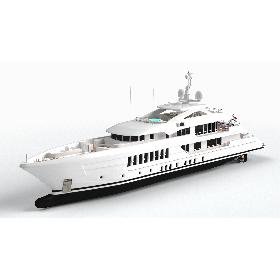 Heesen Pollux Yacht Dynamic Simulation model